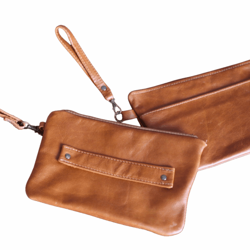 Kalahari Clutch Wrist - Tan